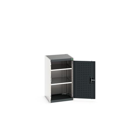 40010125.19V Bott 1 Door Sheet Steel Cupboard, 525 x 525 x 900mm