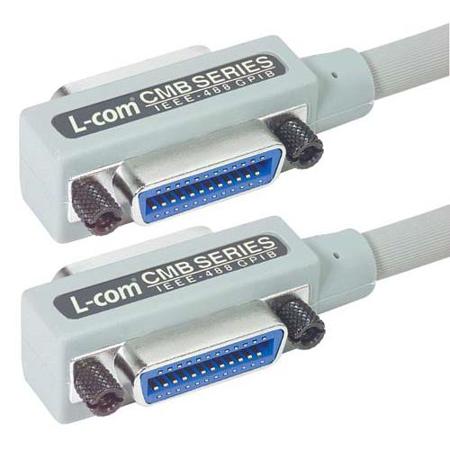 CMB24-05M L-Com 24 Pin Header to Female 24 Pin Header Parallel Cable, 500mm, Grey Sheath