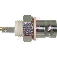 112431 connector,rf coaxial,bnc bulkhead receptacle isolated jack,solder pot terminal