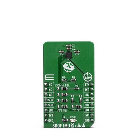 MIKROE-3827 MikroElektronika 6DOF IMU 9 Click Motion Sensor Development Kit for Mikroe-3827