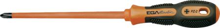 76633 Ega-Master Pozidriv  Screwdriver, 4.4 mm Tip, 60 mm Blade, 145 mm Overall