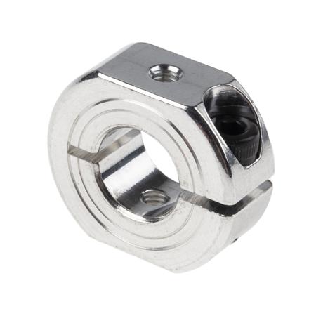 OF-MCL-12-A Ruland Shaft Collar One Piece Clamp Screw, Bore 12mm, OD 28mm, W 11mm, Aluminium