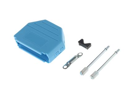 MHDPPK25-B-K MH Connectors MHDPPK-SLIM Series Polyamide D Sub Backshell, 25 Way, Strain Relief