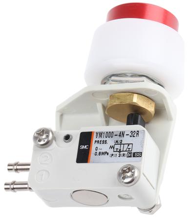 VM1000-4N-32R SMC Push Button 3/2 Pneumatic Manual Control Valve VM1000 Series, 2.5mm, III B