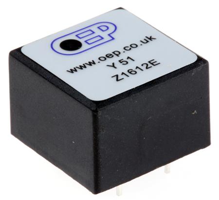 Z1612E OEP Through Hole Pulse Transformer 1:1 Turns Ratio, 68Ω Prim. Resistance