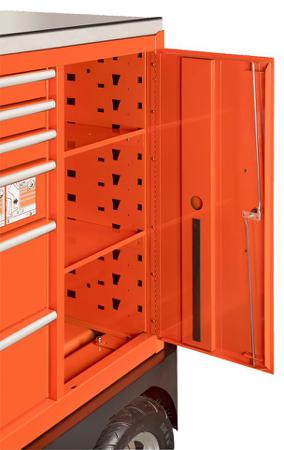 1475KXXL8CWTSS Bahco 8 Shelf Trolley, 1218 x 500 x 1505mm, 45kg Load