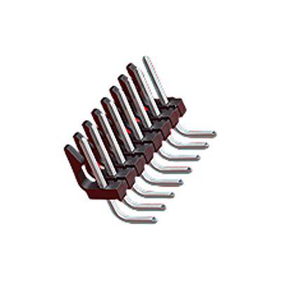 26-48-2046 Molex 41672 Series Right Angle Through Hole PCB Header, 4 Contact(s), 3.96 mm Pitch, 1 Row, Unshrouded