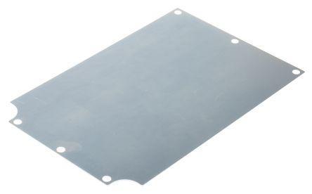 500-229 160 x 260 x 1.5mm Mounting Plate for use with Polyester Enclosure