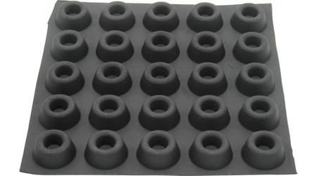 RND-455-00573 RND Rubber Non Slip Pad, 22mm diameter 22mm width x 22mm length