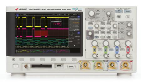 DSOX3014T Keysight Technologies  InfiniiVision 3000T X Series, 100MHz Bench Oscilloscope, 4 Analogue Channels, 16