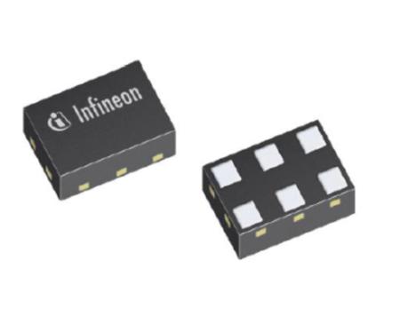BGA7L1BN6E6327XTSA1  Infineon, RF Amplifier Low Noise Amplifier, 13.6 dB 960 MHz, 6-Pin TSNP-6-2