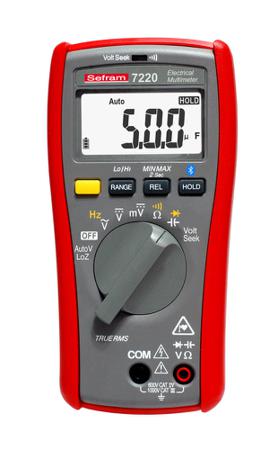 SEFRAM7220 Sefram 7220 Handheld Digital Multimeter, True RMS, 1000V ac Max