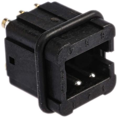 09700062616 Staf Series Connector Housing, Male, 6 Way, 10A, 50 V