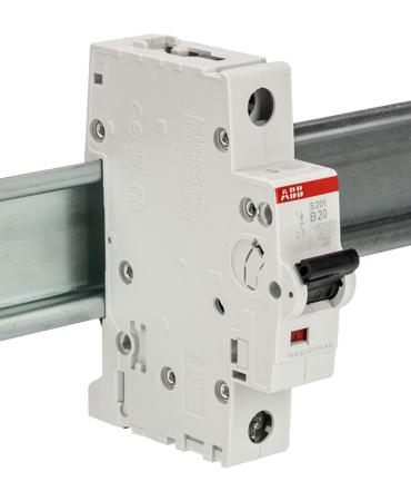 2CDS251001R0205-S201-B-20A---10-KA ABB System Pro M Compact 20A MCB1P Curve B