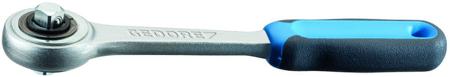 6170750 Gedore 1/4 in Ratchet Handle with Ratchet Handle, 130 mm Overall