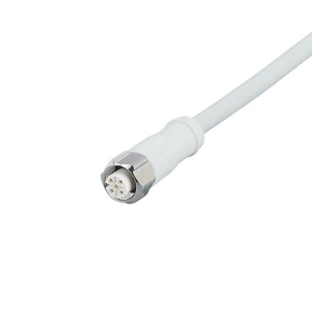 EVF481 ifm electronic Female 5 way M12 to Female 5 way M12 Communication Cable, 5 mm