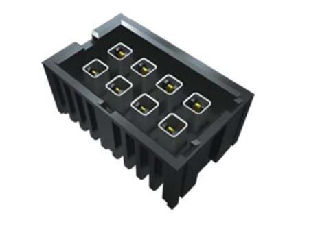 IP5-08-01-L-S-RA1-L-TR Samtec IP5 Series Right Angle Through Hole PCB Header, 8 Contact(s), 0.16 mm Pitch, 1 Row, Shrouded