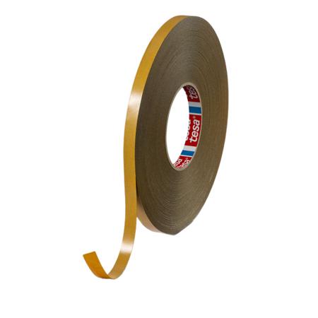 04976-00081-00 Tesa  Black Double Sided Tape, 0.54mm Thick, 12 N/cm, Polyurethane Backing, 12mm x 50m