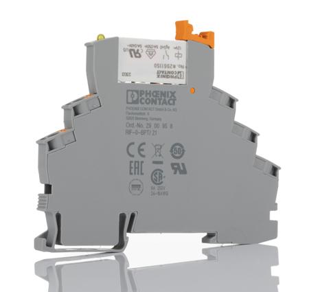 2903371 Phoenix Contact RIF-0-RPT-12DC/21 Series Interface Relay, DIN Rail Mount, 12V dc Coil, SPDT, 1-Pole