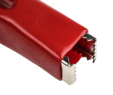 BU-121-2 Mueller Crocodile Clip, Zinc-Plated Steel Contact, 25A, Red