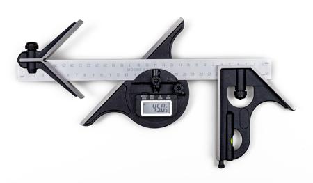 MW522-01 Moore & Wright 305mm Combination Square Set, Stainless Steel