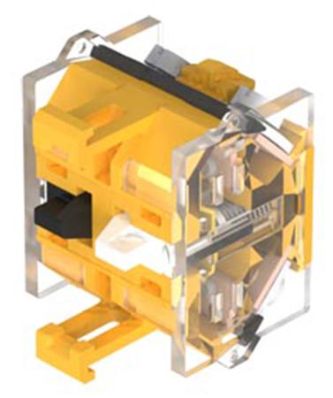 704.901.1 EAO Contact Block for Use with Series 04 Switches, 500V ac, 1NO