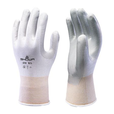 SHO3701 Showa 370 NBR Grey, White Nylon Abrasion Resistant, Anti-Slip, General Purpose, Good Dexterity, Tear Resistant Work