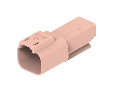 DT04-2P-TE09 TE Connectivity, DT04-2P Automotive Connector Plug Brown Cable 2 Way, Cable Termination