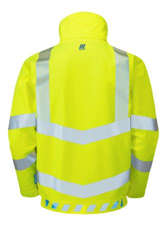EVO103-2XL PULSAR EVO103 Yellow Unisex Hi Vis Bomber Jacket, XXL