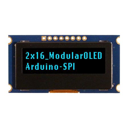 NHD-0216AW-SB3 NEWHAVEN DISPLAY INTERNATIONAL 1.39in Blue Passive matrix OLED Display PCB Mount SPI Interface