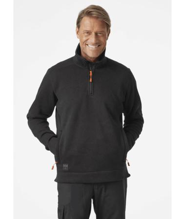 72251_990-M Helly Hansen 72251 Black Polyester Men Fleece Work M