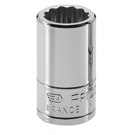 R-11E Facom 11mm Socket With 1/4 in Drive , Length 22 mm