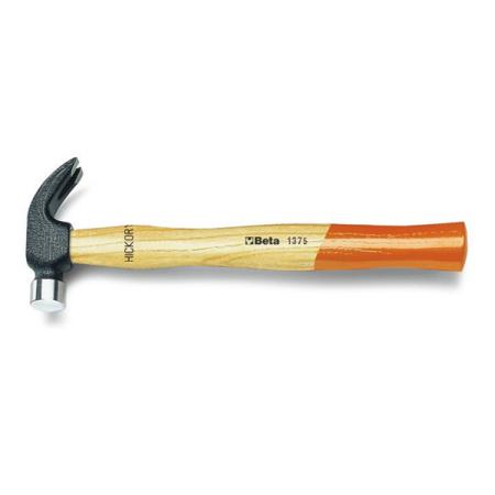 1375 BETA Steel Claw Hammer with Wood Handle, 300g