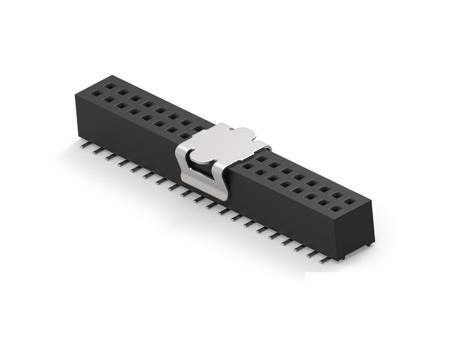1MM-R-D20-VS-00-F-TRP TE Connectivity 1MM-R Series Vertical Board Mount PCB Socket, 40-Contact, 2-Row, 1mm Pitch, Surface Mount Termination