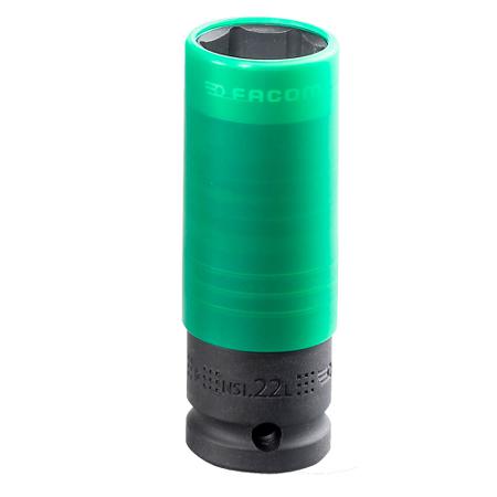 NSI.22L Facom 22mm, 1/2 in Drive Impact Socket, 210 mm length