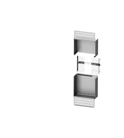 8PQ5000-5BA12 Siemens 8PQ Series Grey Sheet Steel Partition Panel, 2000mm H, 600mm W, 400mm D, for Use with 3WL Air Circuit Breaker