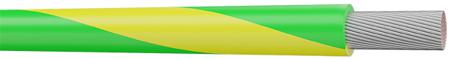 UL101516VJ AXINDUS UL1015 Series Green/Yellow 16 mm² Hook Up Wire, 16 AWG, 305m, PVC Insulation,