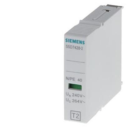 5SD7428-2 Siemens Surge Protector, 40kA, 264V (Volts), Plug In Mount