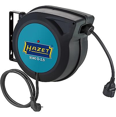 9040D-2-5 HAZET 20m Cable Reel Cassette Reel, 230 V, IP20