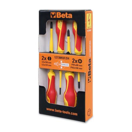 1273MQF/D4 BETA Phillips: Slotted Phillips, 4-Piece, ESD-Safe