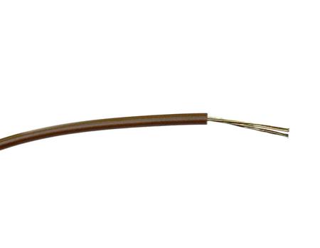 267-5850 Brown 0.22 mm² Hook Up Wire, 7/0.2 mm, 100m, PVC Insulation