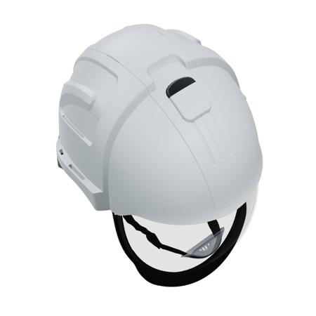 V1-BK-W Penta Visarc White Hard Hats with Chin Strap, Adjustable