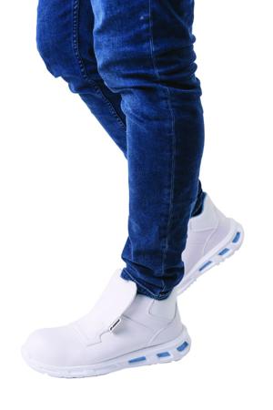 GLYCINE-IAIA111-48 AIMONT GLYCINE IAIA111 Unisex White Synthetic Material Toe Capped Safety Shoes, UK 13, EU 48