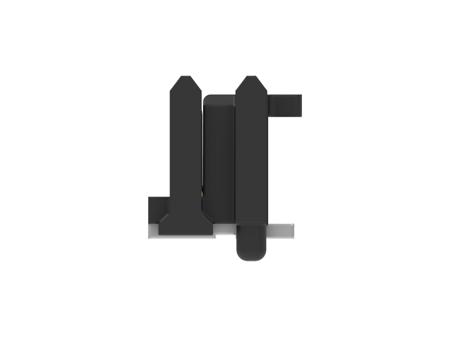 254168-E ERNI 254168 Series Vertical Surface Mount PCB Header, 12 Contact(s), 0.8mm Pitch, 1 Row(s), Shrouded
