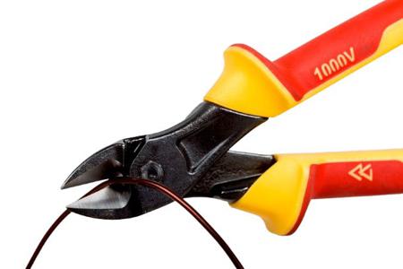 2101S-160 Bahco  Side Cutters, 160 mm Overall, Straight Tip, VDE/1000V, 18.1mm Jaw