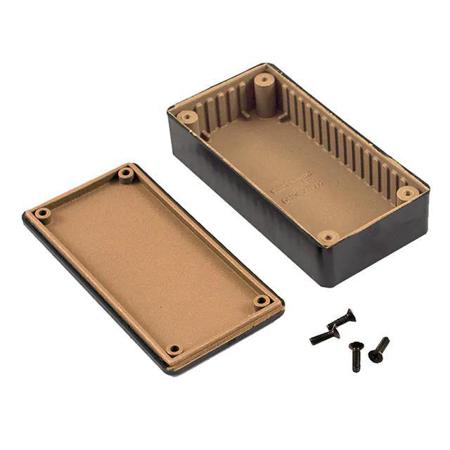 1594RBBK Hammond Plastic General Purpose Enclosure, 3.2 x 2.2 x 1.1in
