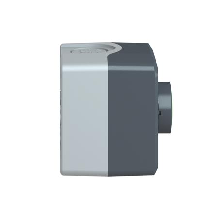 XALD102 Schneider Electric Harmony XALD NO Enclosed Push Button, IP66, IP67, IP69, IP69K 62mm Dark Grey/Light Grey Polycarbonate
