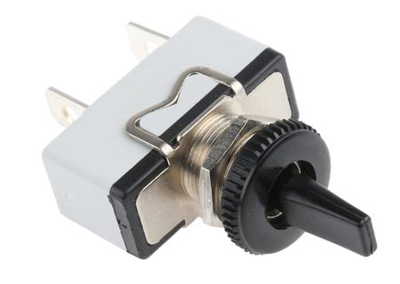 631NH-2 Toggle Switch SP On-Off, 10 A @ 24 V dc, Panel Mount