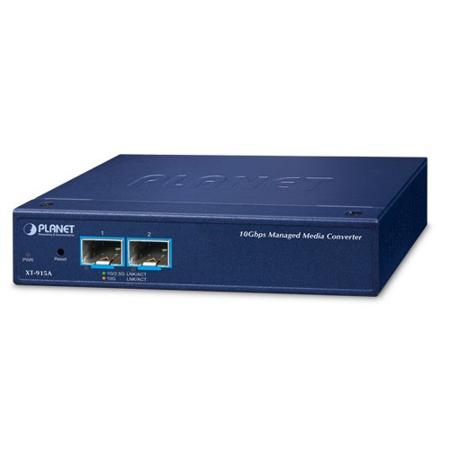 XT-915A Planet RJ45 Ethernet Media Converter, Copper, 40000Mbit/s, Half/Full Duplex 100km