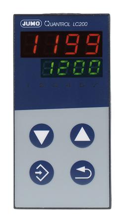 702032/8-2100-25 Jumo QUANTROL PID Temperature Controller, 48 x 96mm, 2 Output Logic, Relay, 20 → 30 V ac/dc Supply Voltage PID